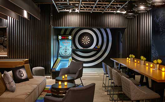 ski ball at Double Take
